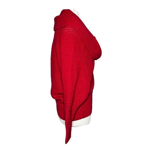 JOCKEY PERSON To Person Wool Blend Exaggerated Cowl Neck Batwing Sweater - Picture 4 of 7